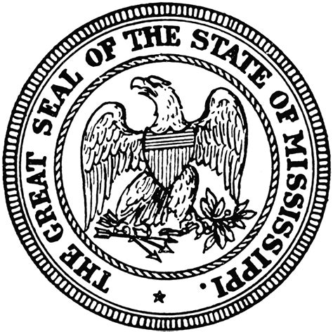 All of our mississippi coloring pages print crisp and clean. Seal of Mississippi | ClipArt ETC