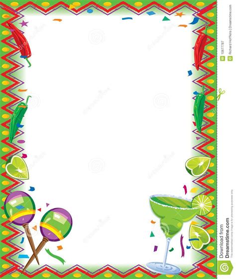 Mexican Fiesta Border Clip Art 10 Free Cliparts Download Images On