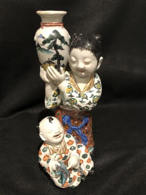 19th century old kutani ware doll statue japanese antique edo era figurine art 390 00 picclick