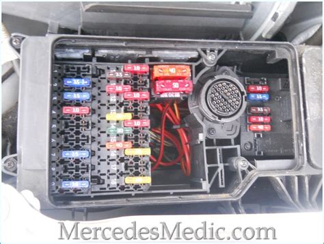 E Class (1996-2002) W210 Fuse Box Chart Location ...