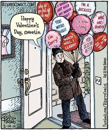 Valentine Day Bizarro Comic Funny Cartoons Valentines Day Cartoons