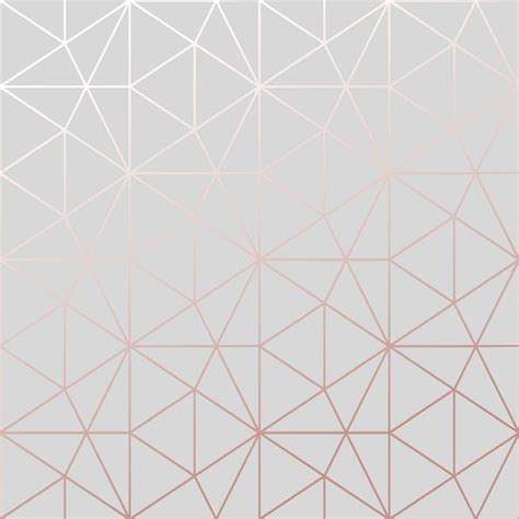 Pink Grey And White Geometric Wallpaper Mural Wall