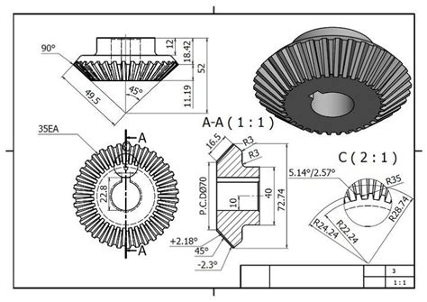 Bevel Gear Autocad Drawing Download Autocad Images