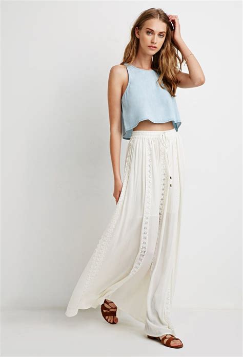 Crochet Paneled Maxi Skirt Maxi Skirt Crochet Maxi Skirt Crochet