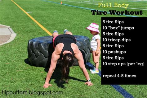 High Intensity Full Body Workout Using A Tire The Flip Out