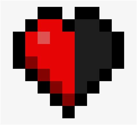 Minecraft Heart Template