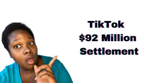how you can join the 92 million tiktok settlement youtube