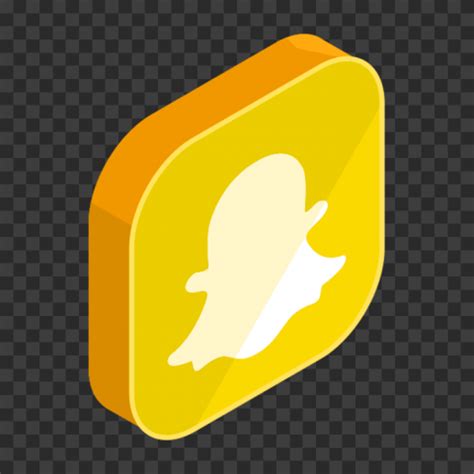 Ready to be used in web design, mobile apps and presentations. 3D Snapchat Square App Logo Icon PNG Image | Citypng