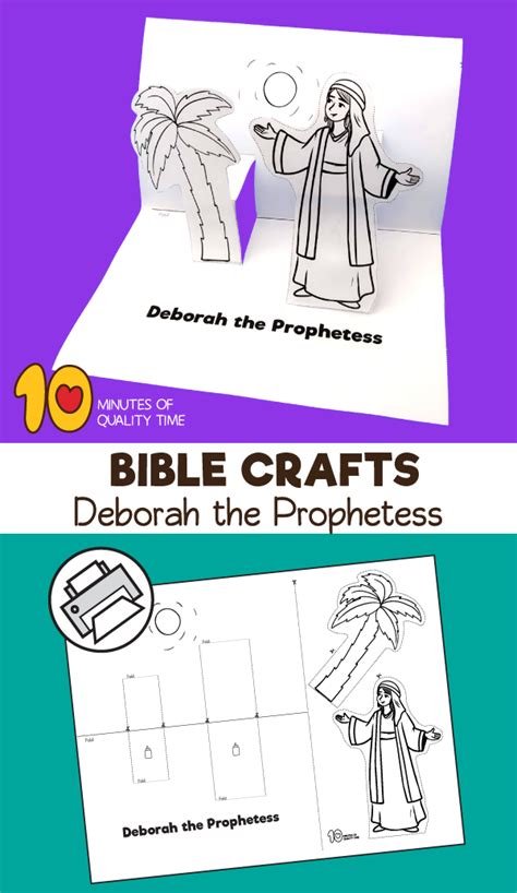 Deborah The Prophetess Craft Bible Crafts Sunday School Bible