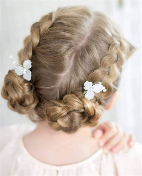 24 cute flower girl hairstyle ideas for 2022 flower girl hairstyles flower girl wedding hair