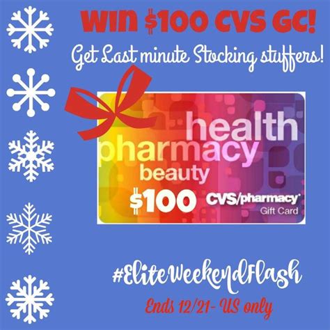 100 Cvs T Card Flash Giveaway Powered By Mom