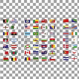 Flags Collection Of The World Ready To Printable Clip Art