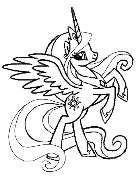 Top 25 free printable horse coloring pages. Princess Luna Coloring Pages at GetColorings.com | Free ...