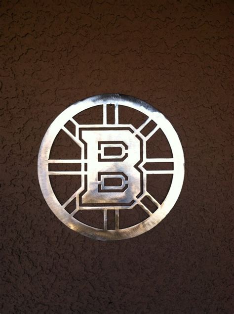 Items Similar To Boston Bruins Hockey Wall Art Nhl Bruins Metal Steel