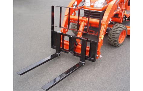 Quick Attach Forks For Kubota Bx Tractors Earth And Turf Attachments