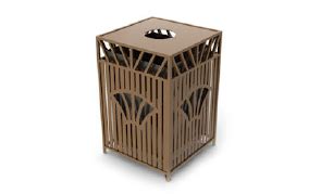 Shop for patio furniture trash can online at target. Sunrise Series Decorative Outdoor Trash Can | 32 Gallon | Belson Outdoors®