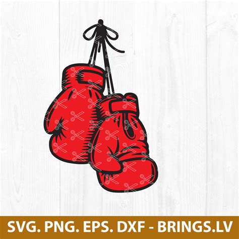 Boxing Gloves Svg Png Dxf Eps Cut Files For Cricut