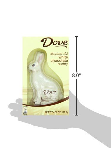 Dove Chocolate Bunny Silky Smooth White 45 Ounce Best Chocolate Shop