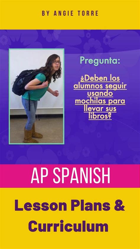 Ap Spanish Lesson Plans And Curriculum For An Entire Year Vista Higher Learning Advanced