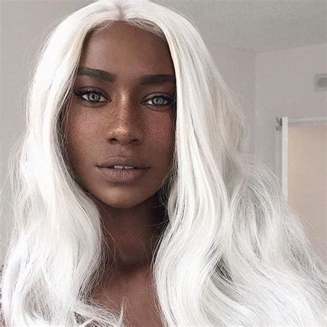 İlgili Resim With Images White Hair Color Hair Color For Black