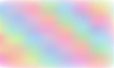 Rainbow Fantasy Background Holographic Illustration In Pastel Colors