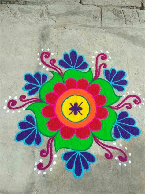 Rangoli Design Images New And Simple With Dots