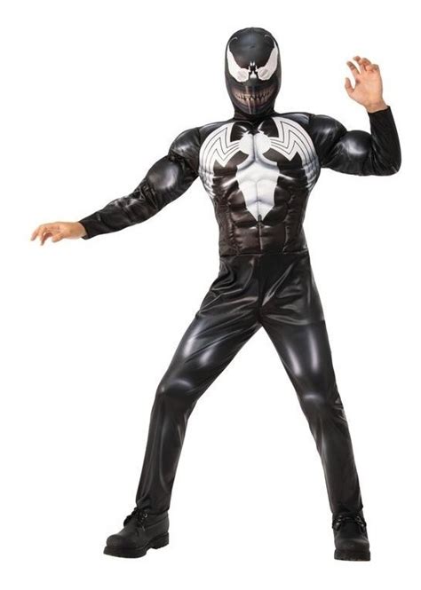 Disfraz Original Talla 4 A 6 Años Venom Hombre Araña Niño Envío Gratis