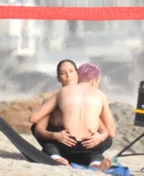 Candid Megan Rapinoe Sue Bird Were Pictured During A Topless