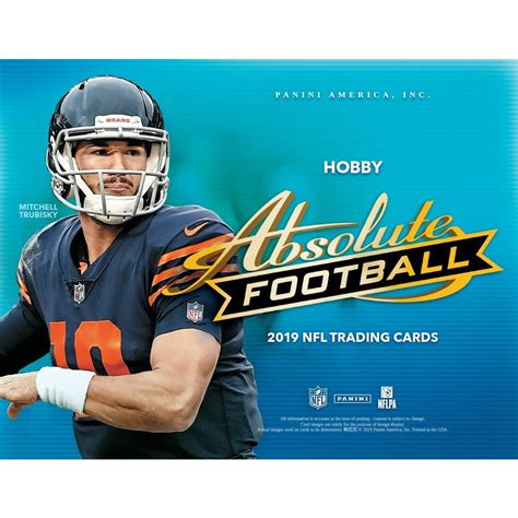 We did not find results for: 2019 Panini Absolute Football Hobby Pack - D&J Sports Cards