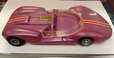 vintage 1 24 scale slot car cox la cucaracha light purple matallic slot cars slot racing