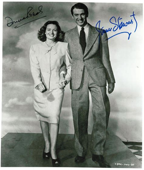 Lot Detail James Stewart And Donna Reed Signed 8x10 Photo Its A