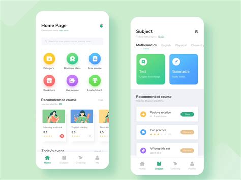 Education App By Tina Lee For Top Pick Studio On Dribbble