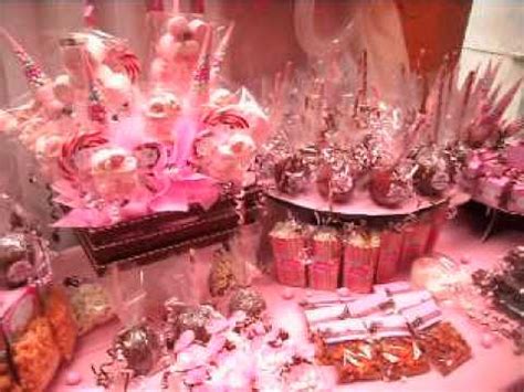 Cortar tu tela de la misma forma que ves en la foto y coser enfrentando 2 telas juntas, mientras mas y ya esta listo tu recipiente o dulcero para un baby shower, ten en cuenta que si la fiesta es para una nia puedes hacerlo en rosa y si no se sabe el sexo. Mesa de dulces para baby shower - "Especialidades Edmundo ...