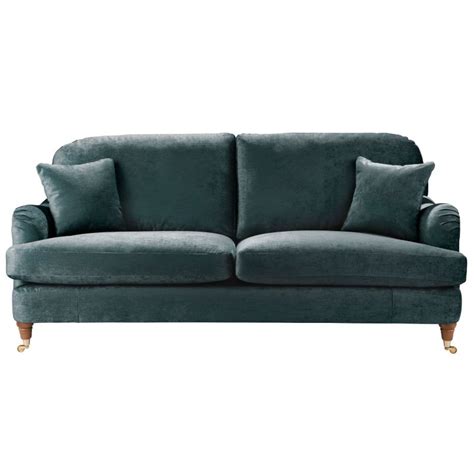 Sofa on sale for £10 at asda there are different colours as well. Gatsby Large Sofa in Teal | Sofas & Armchairs | ASDA ...