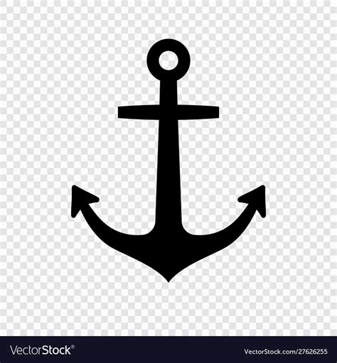 Nautical Anchor Icon Royalty Free Vector Image