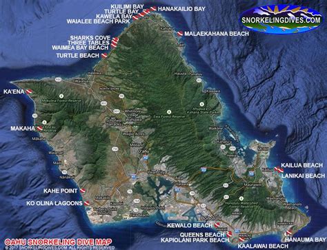 List Of Best Snorkeling Oahu Map 2022