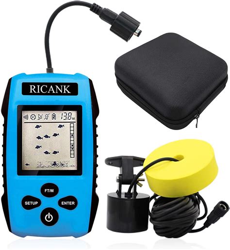 Buy Ricank Portable Fish Finder With Hard Travel Eva Case Handheld