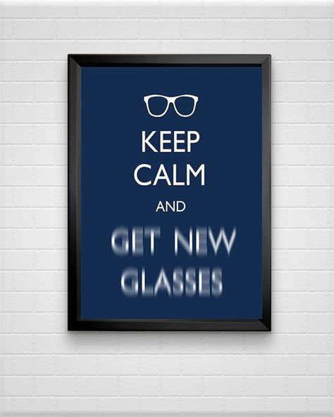Keep Calm Typography Print Optometrist T Funny By Modpopdeco