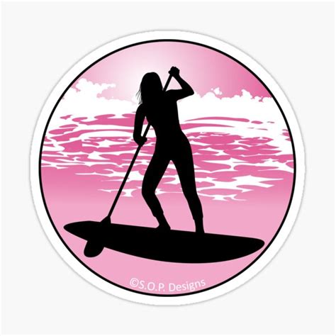 Stand Up Paddleboarding Sports Stand Up Paddle Board Sup Decal Sticker