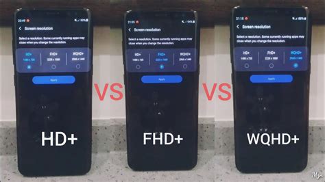 Hd Vs Fhd Vs Wqhd Screen Smartphone Comparison Battery Temp