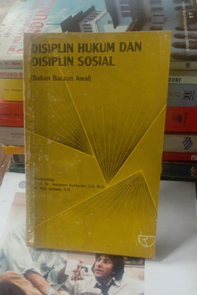 Jual Buku Disiplin Hukum Dan Disiplin Sosial Penyunting Prof Dr