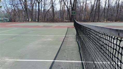 Most courts can be repaired then resurfaced, but some will need to be completely redone. Island Park Tennis Courts Are Resurfaced - PortageOnline.com