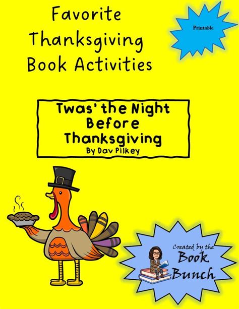 Twas The Night Before Thanksgiving By Dav Pilkey Book Companion In