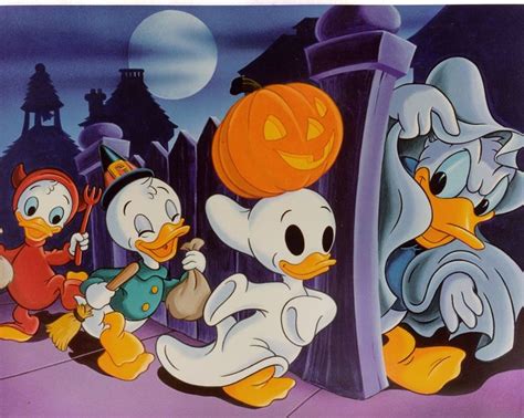 Donald Duck Halloween Trick Or Treat Halloween Cartoons Retro
