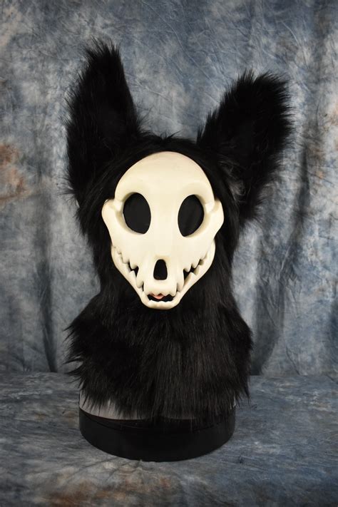 Skull Dog Mask Furry