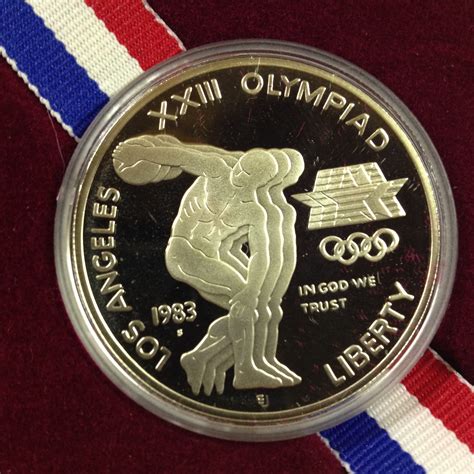 1983 S Olympic Commemorative Silver Dollar