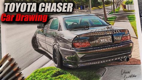 Toyota Chaser Car Drawing Youtube