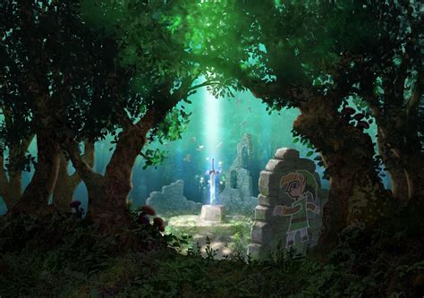 Image Lost Woods Artwork A Link Between Worlds Zeldapedia