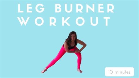 10 Minute Leg Burner Workout Video Fit Mama Real Food Workout