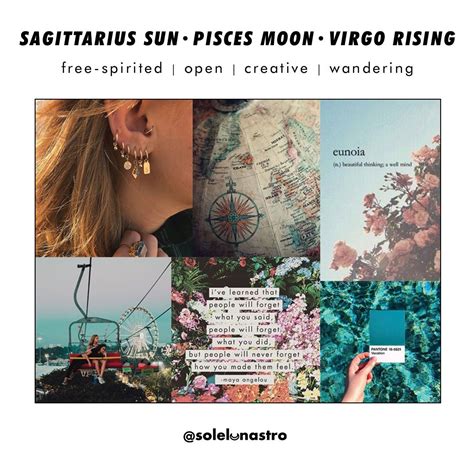 Made By Solelunastro Pisces Moon Sagittarius Mood Boards Astrology